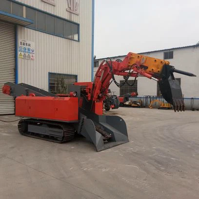 Mucking Loader Dengan Breaking Hammer